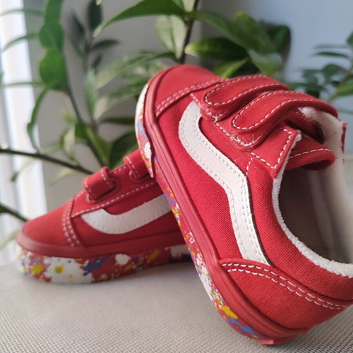 Vans kids shoes size 22 new with box