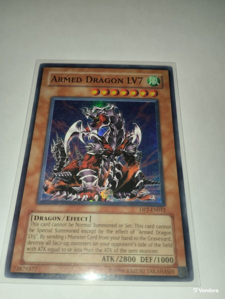 yugioh card armed dragon lv7 Yu-Gi-Oh! - SGX1-ENC08 - Common Send 1 monster card from your hand to the Graveyard to destroy all face Armed Dragon LV7 (World Championship