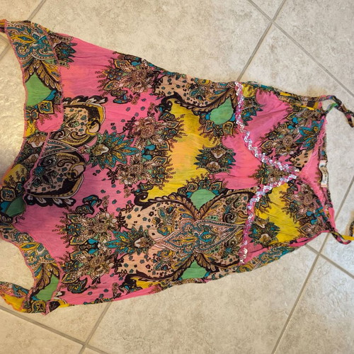 Top multicolored like new, size S