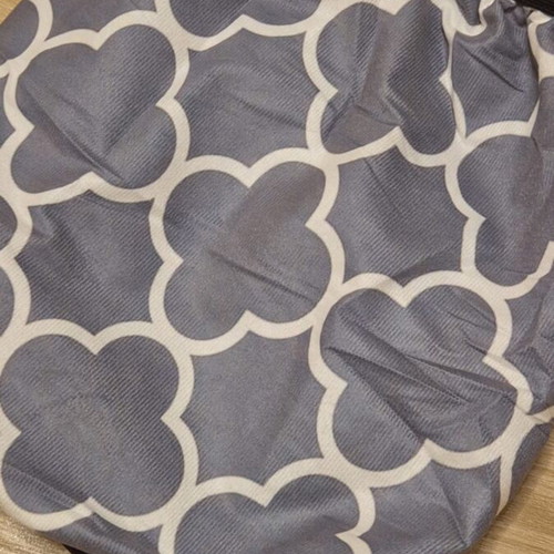 Ironing board cover 45x125 cm new, Moroccan pattern gray white