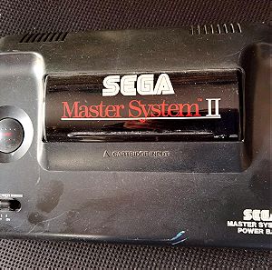 Sega Master System II με 1 ορίτζιναλ χειριστήριο + τροφοδοτικό, καλώδιο για την τηλεόραση + 1 game