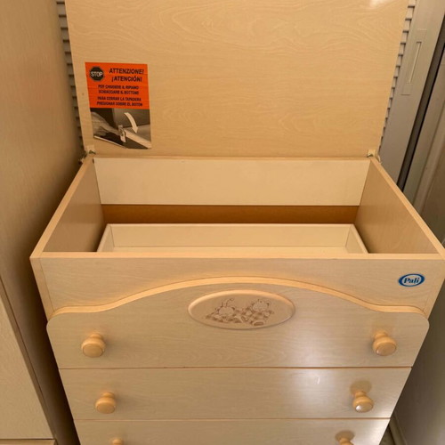 Pali children's bedroom set used, natural wood