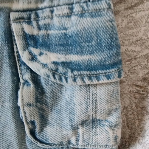 Denim skirt stonewashed, size S / 36 / 8