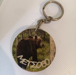 Bear keychain from Metsovo used, multicolored