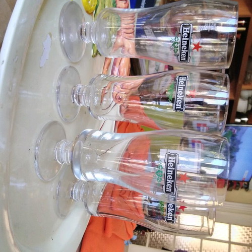 COLLECTIBLE COLUMN GLASSES WITH THIN GLASS AND THE FIVE PIECES 17 EUROS