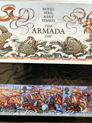 Royal Mail The Armada 1988 stamp booklet complete set