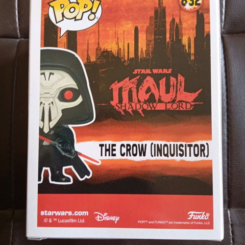 Funko Pop Star Wars The Crow 832 Inquisitor Special Edition new