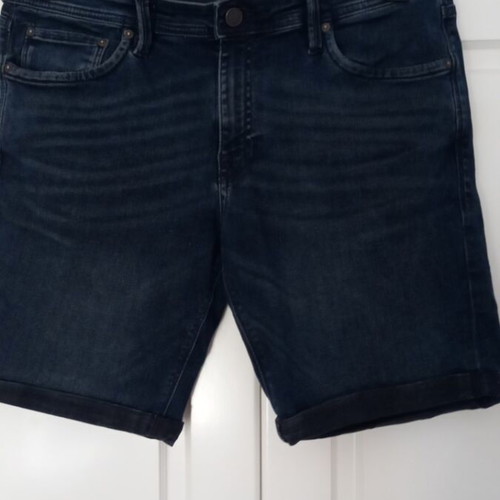 Jack & Jones denim bermuda shorts, dark blue, XL