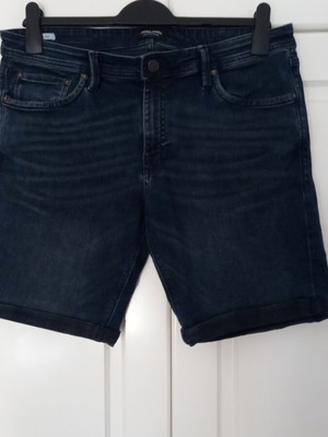 Jack & Jones denim bermuda shorts, dark blue, XL