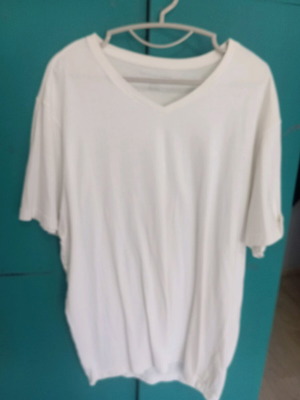 T-shirt V American Eagle A.A Underwear άσπρο, σαν καινούργιο, XXL