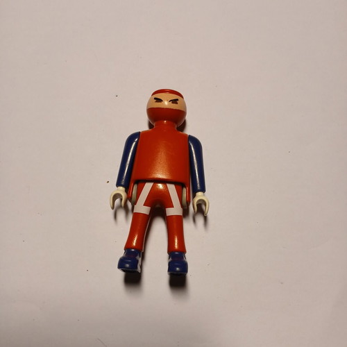 Playmobil φιγούρα οδηγός αγώνων μεταχειρισμένη σε πολύ καλή κατάσταση