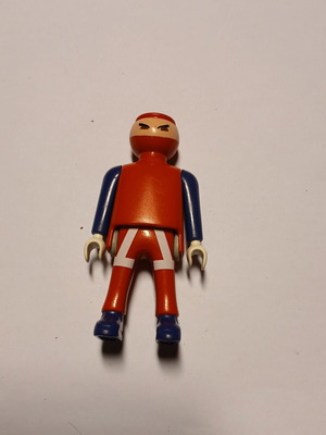 Playmobil φιγούρα οδηγός αγώνων μεταχειρισμένη σε πολύ καλή κατάσταση