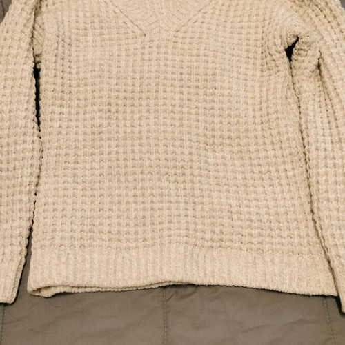 Zara sweater very thick like new, white, size L
