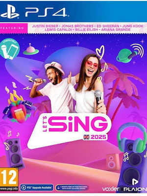 Let's Sing 2025 PS4 new PAL