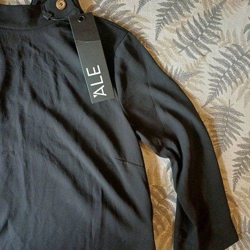 Women's semi-transparent blouse A.L.E. new, size M, black