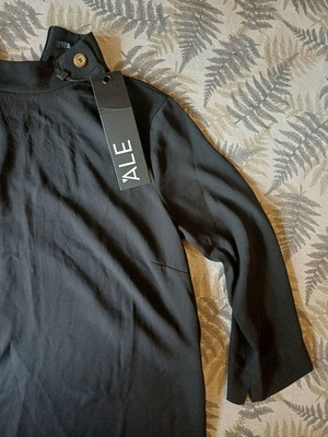 Women's semi-transparent blouse A.L.E. new, size M, black