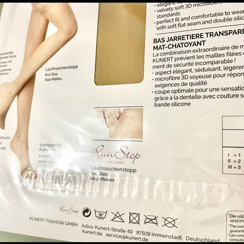 Tights new, pack of 3, black and beige, extra small