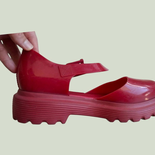 Melissa platform sandals like new, red, size 40