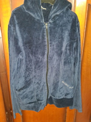 Women's cardigan used, blue, size M, missing hood drawstring