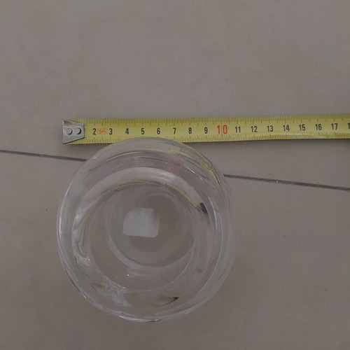 Crystal jar handmade Morava like new