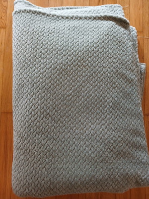 Velour thin single blanket