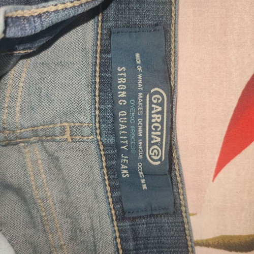 Low-rise denim skirt, size 42 waist, 40 length