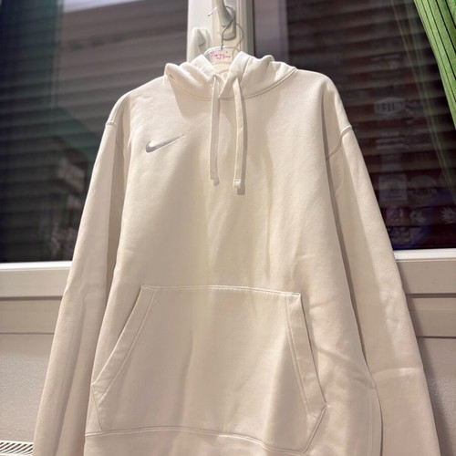 Nike hoodie like new, white, size L