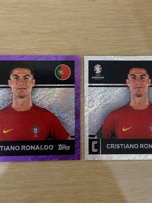 Cristiano Ronaldo UEFA Euro 2024 Topps σετ αυτοκόλλητων, σαν καινούργιο