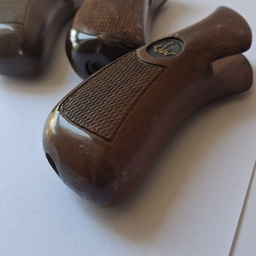 Dan Wesson wooden grips set of three used