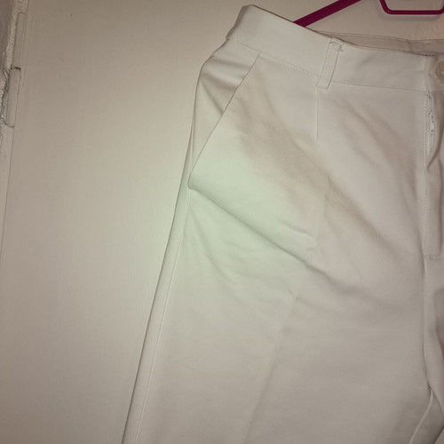 Stradivarius white women's pants medium size like new