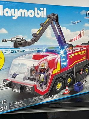 Playmobil City Action 71371 Airport Fire Truck with Sounds and Lights new