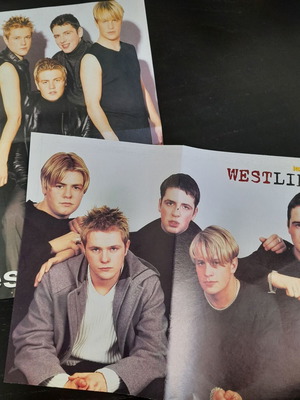 Westlife posters pack of 2, size A4