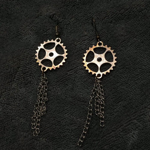 Handmade earrings new, silver