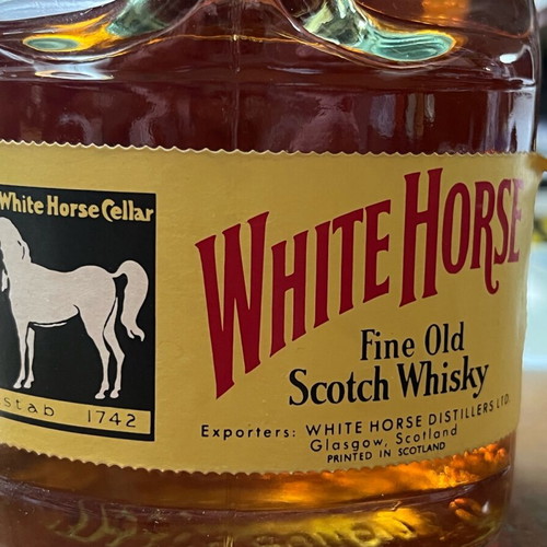 White Horse Scotch Whisky 1980’s 1.7 liters new, sealed edition