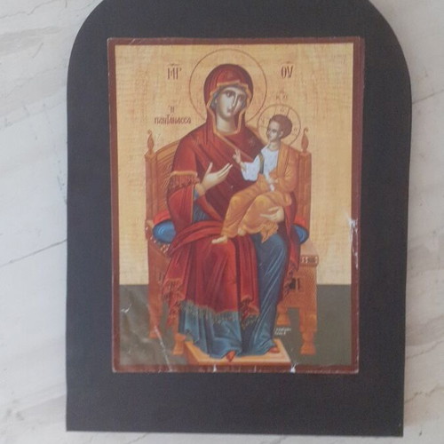 Wooden handmade religious icon new, 39×28 cm