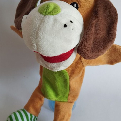 Animal puppets used, pack of 4 dolls for puppet theater