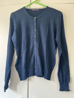 Πλεκτή ζακέτα Marks & Spencer μεταχειρισμένη, μέγεθος M, μπλε