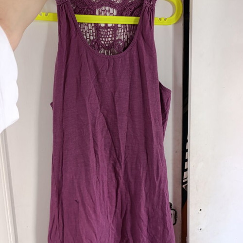 Blouse dress used small purple