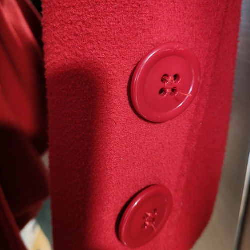 Red coat like new