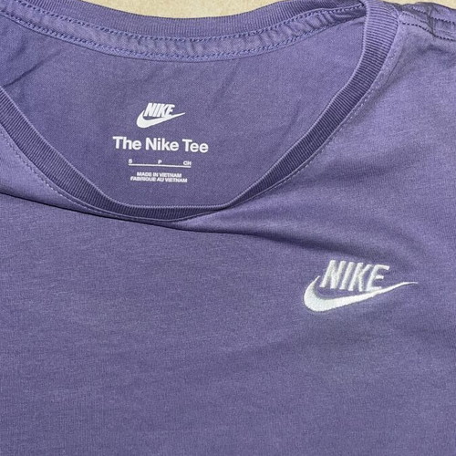Nike Man T-Shirt Purple Slate embroidered S size like new