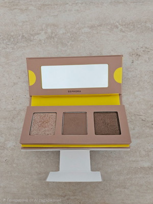 Sephora eyeshadow palette new, three colors