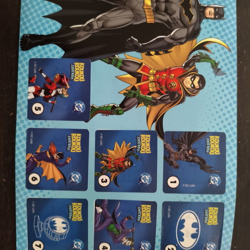 Koukouroukou Sticker Album with 54 Stickers and Funko Pop Superman Figure new