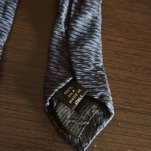 Calvin Klein men's silk tie like new, black and blue