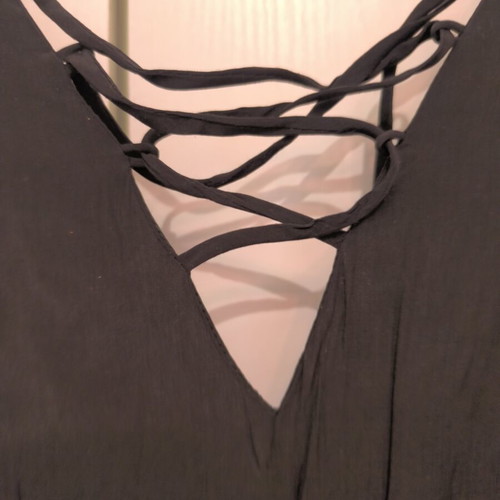 BSB Black Playsuit like new with lace details