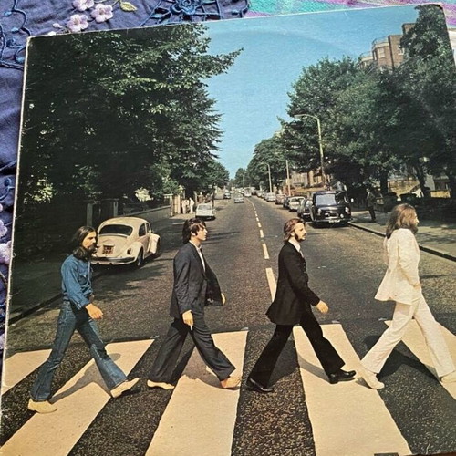 The Beatles Abbey Road LP μεταχειρισμένο, ελληνική κόπια 1975