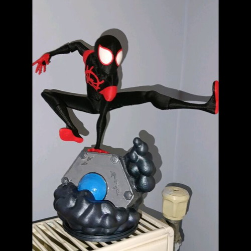 Spiderman Miles Morales 3D printed figure like new