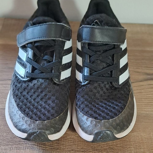 Adidas Performance RAPIDARUN kids athletic shoes like new, size 34, black and white