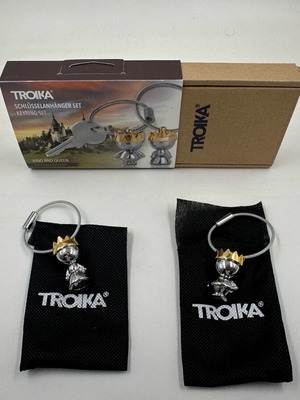 Key Chain King & Queen Troika new, black