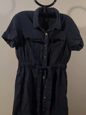 Zara short dress made of Tencel like new, blue