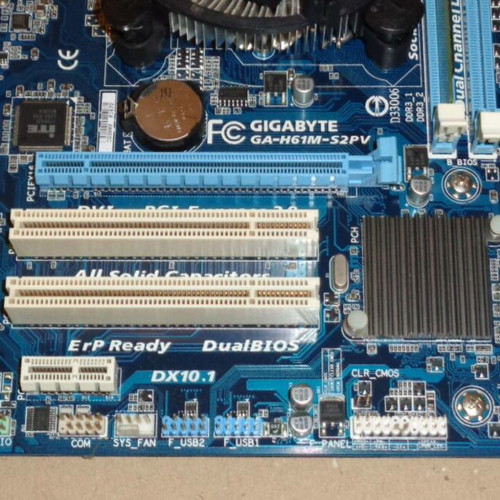 Gigabyte GA-H61M-S2PV motherboard used with Intel Pentium G630 CPU and DDR3 RAM